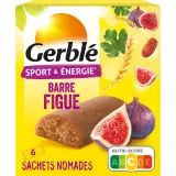 GERBLE Barres figue sachets individuels