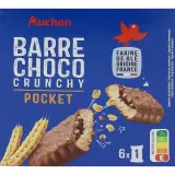 AUCHAN Barre choco crunchy