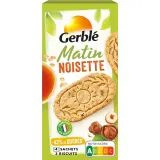 GERBLE Biscuits petit déjeuner matin à la noisette