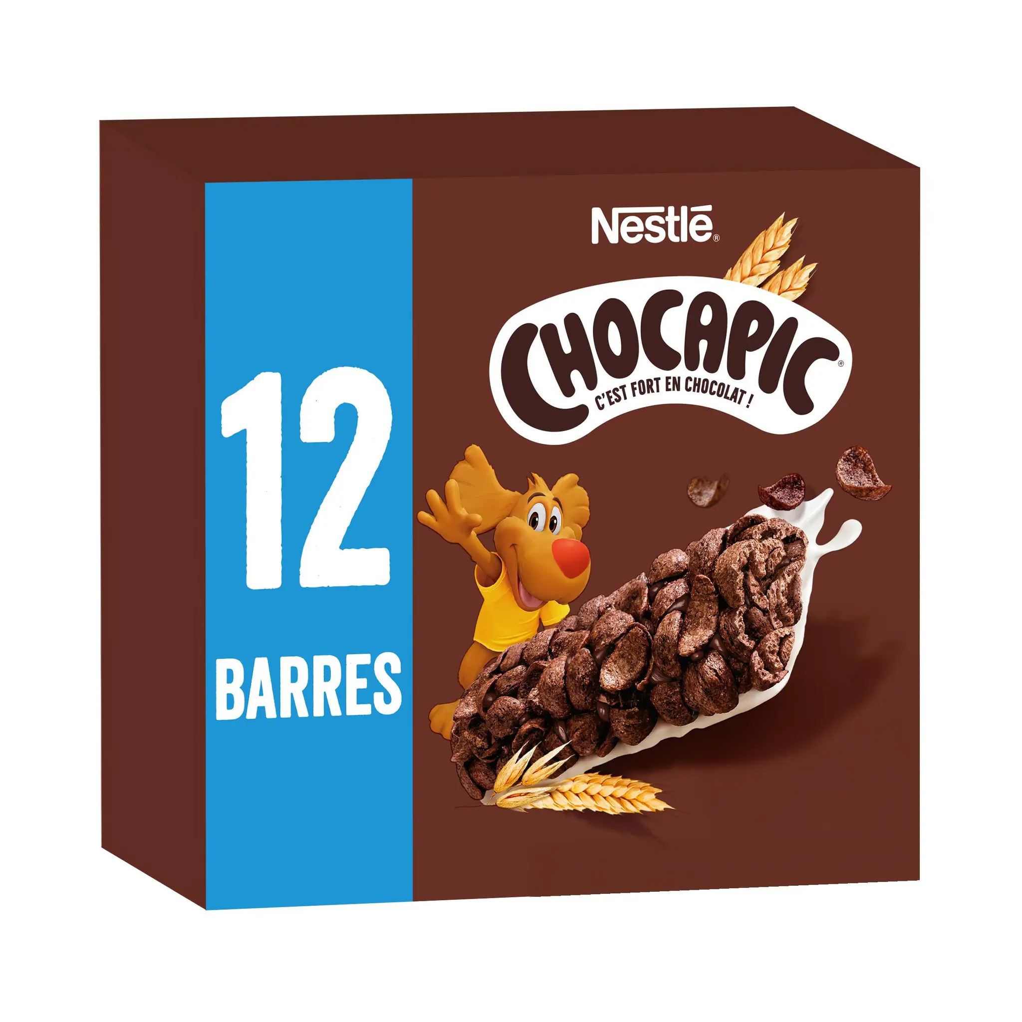 CHOCAPIC Barres de céréales avec lait