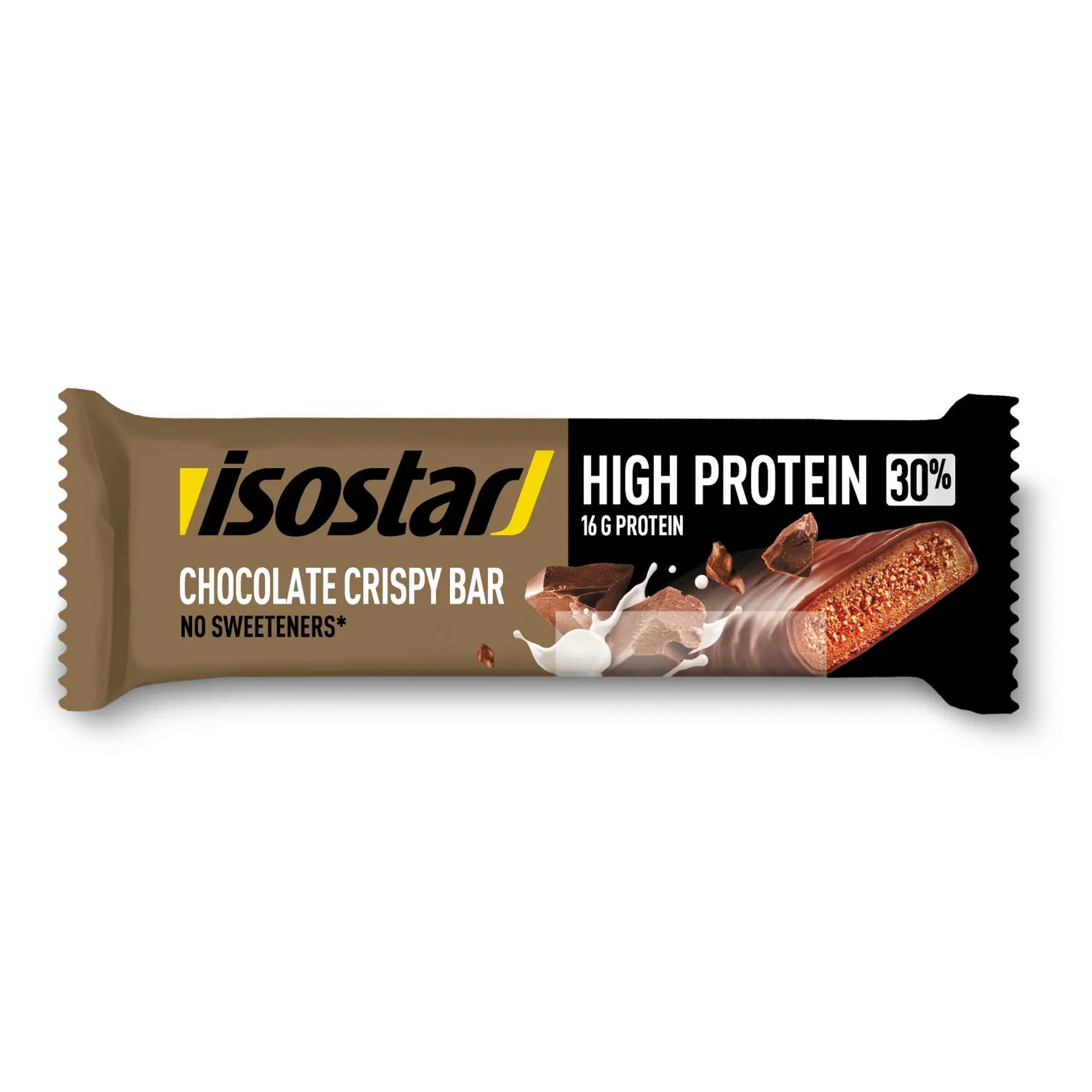ISOSTAR Barre protéinée crispy au chocolat