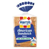 HARRYS American Sandwich Pain de mie nature avec croûte sans sucres ajoutés