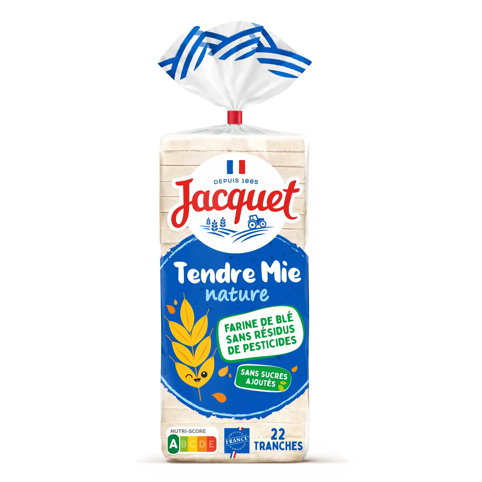 JACQUET Tendre mie nature sans sucres ajoutés