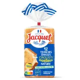 JACQUET Pain de mie nature crousti moelleux grandes tranches avec croûte