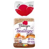 LA BOULANGERE Toastiligne pain de mie complet sans croûte et sans sucres ajoutés
