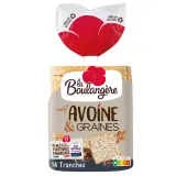 LA BOULANGERE Pain de mie à la farine d'avoine et graines