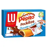 PEPITO Pockitos Biscuits fourrés au chocolat au lait sachets individuels