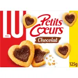 LU Petits cœurs biscuits feuilletés au chocolat