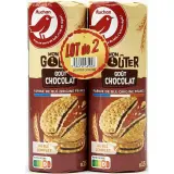 AUCHAN Mon gouter Biscuits fourrés au chocolat