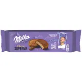 MILKA Choco Suprême Biscuits gaufrettes enrobés au chocolat au lait