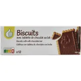 POUCE Biscuits avec tablette de chocolat au lait