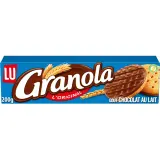 GRANOLA Biscuits sablés nappés de chocolat au lait