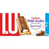 PETIT ECOLIER Tendre Cœur biscuits barre nappés au chocolat au lait sachets individuels