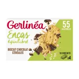 GERLINEA Biscuits minceur chocolat céréales sachets fraîcheur