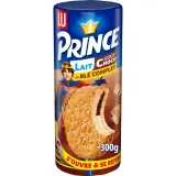 PRINCE Biscuits fourrés goût lait et chocolat ouverture facile