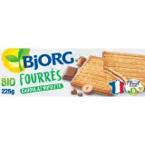 BJORG Biscuits bio fourrés au chocolat au lait noisettes