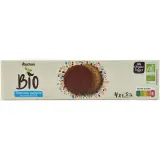AUCHAN BIO Biscuits nappés au chocolat au lait sachets fraîcheur