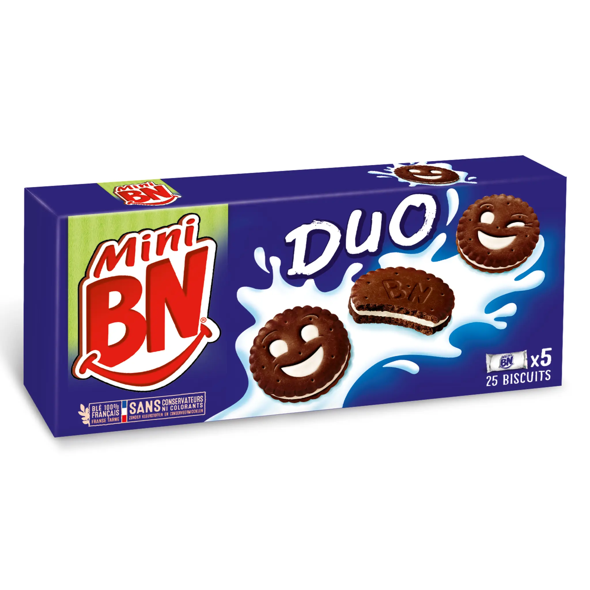 BN Mini biscuits duo chocolat et vanille