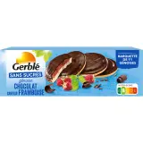 GERBLE Génoise chocolat framboise sans sucres