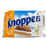 KNOPPERS Gaufrettes fourrées au lait et cacahuète