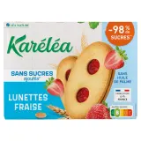 KARELEA Biscuits lunettes fraise sans sucres ajoutés sans huile de palme