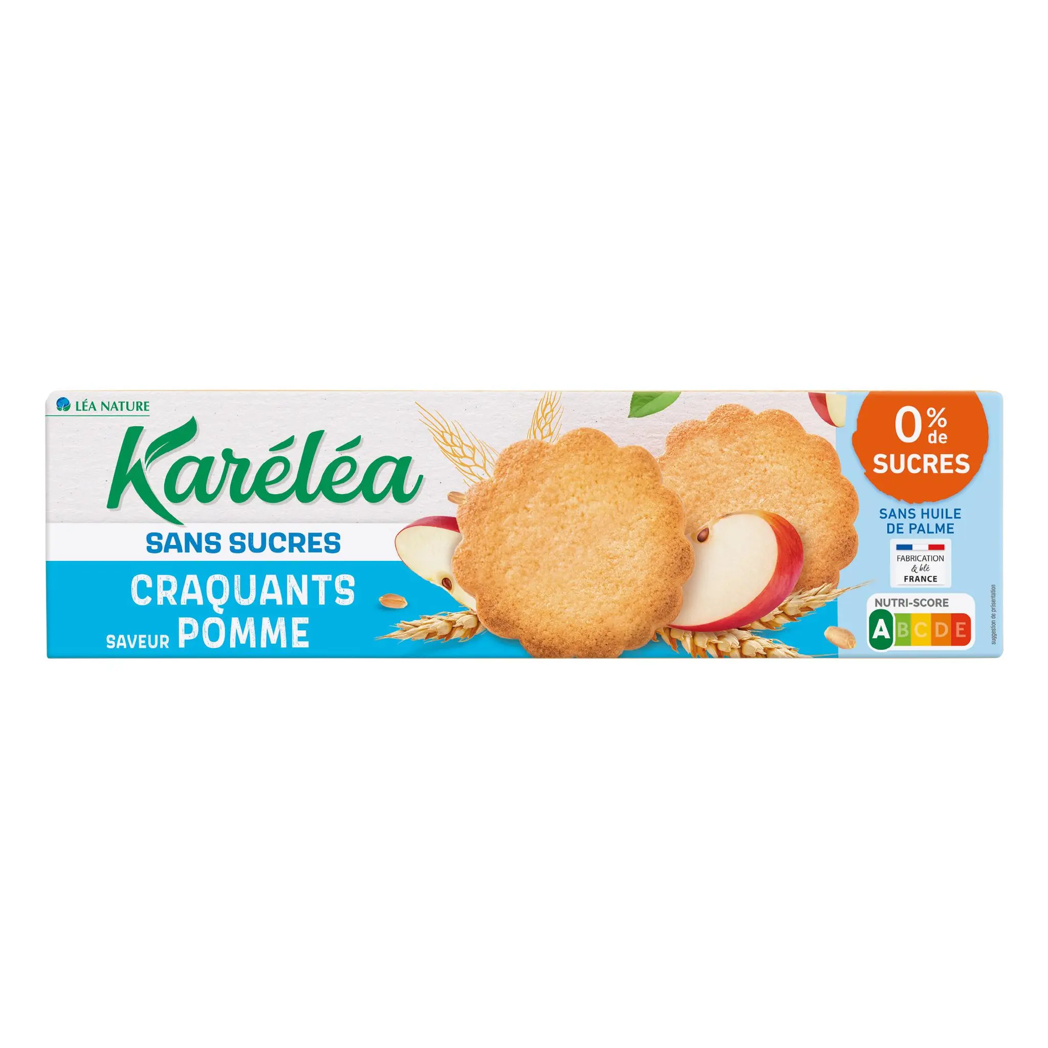 KARELEA Biscuits saveur pomme sans sucres sans huile de palme