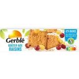 GERBLE Biscuits goûter aux raisins sachets fraîcheur