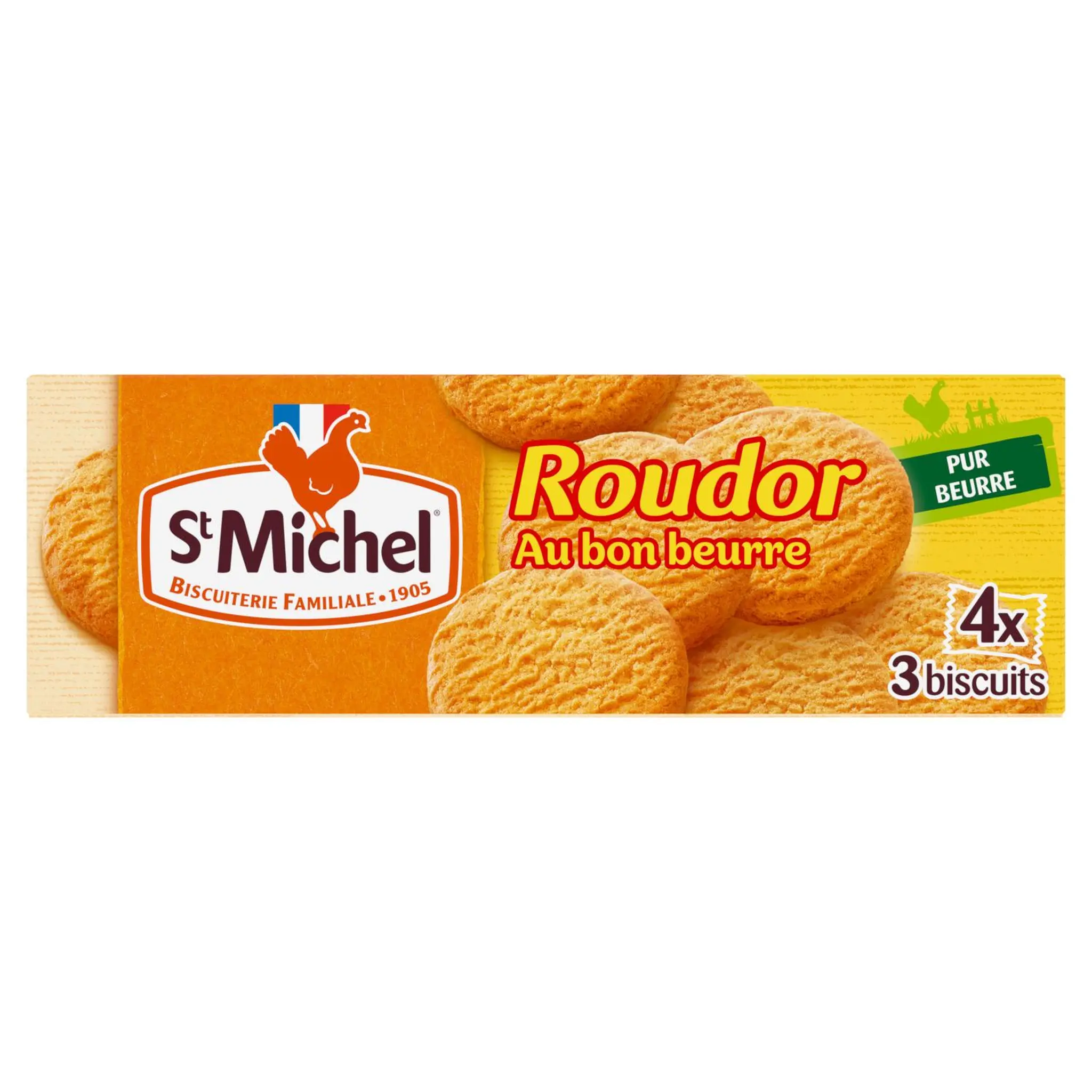 ST MICHEL Roudor biscuits croustillants et fondants sachets fraîcheur