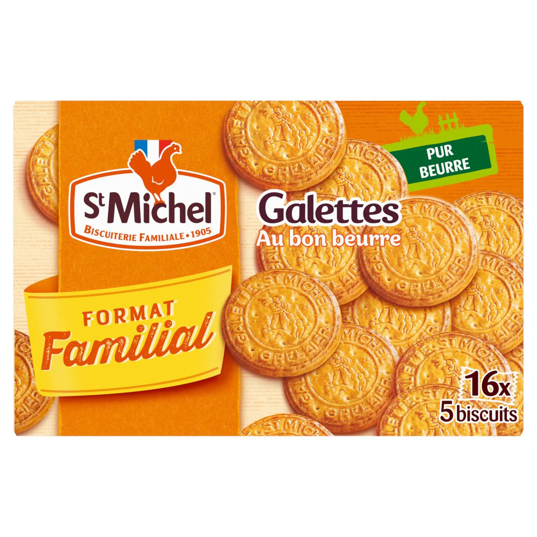 ST MICHEL Galettes au beurre sachets fraîcheur