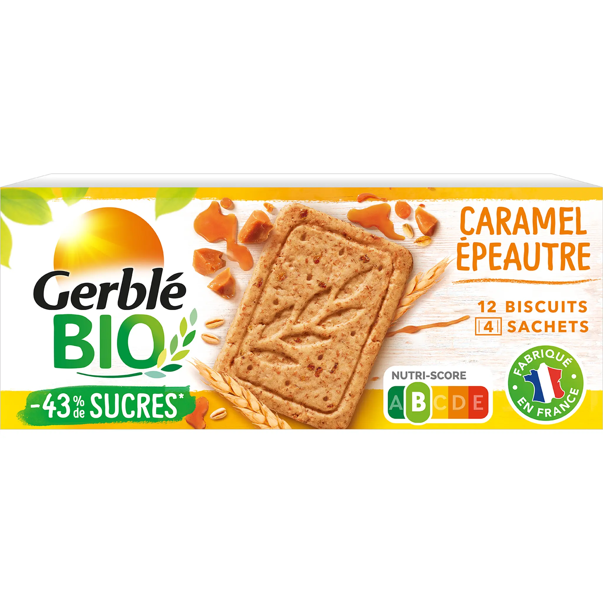 GERBLE BIO Sablé au caramel et à l'épeautre