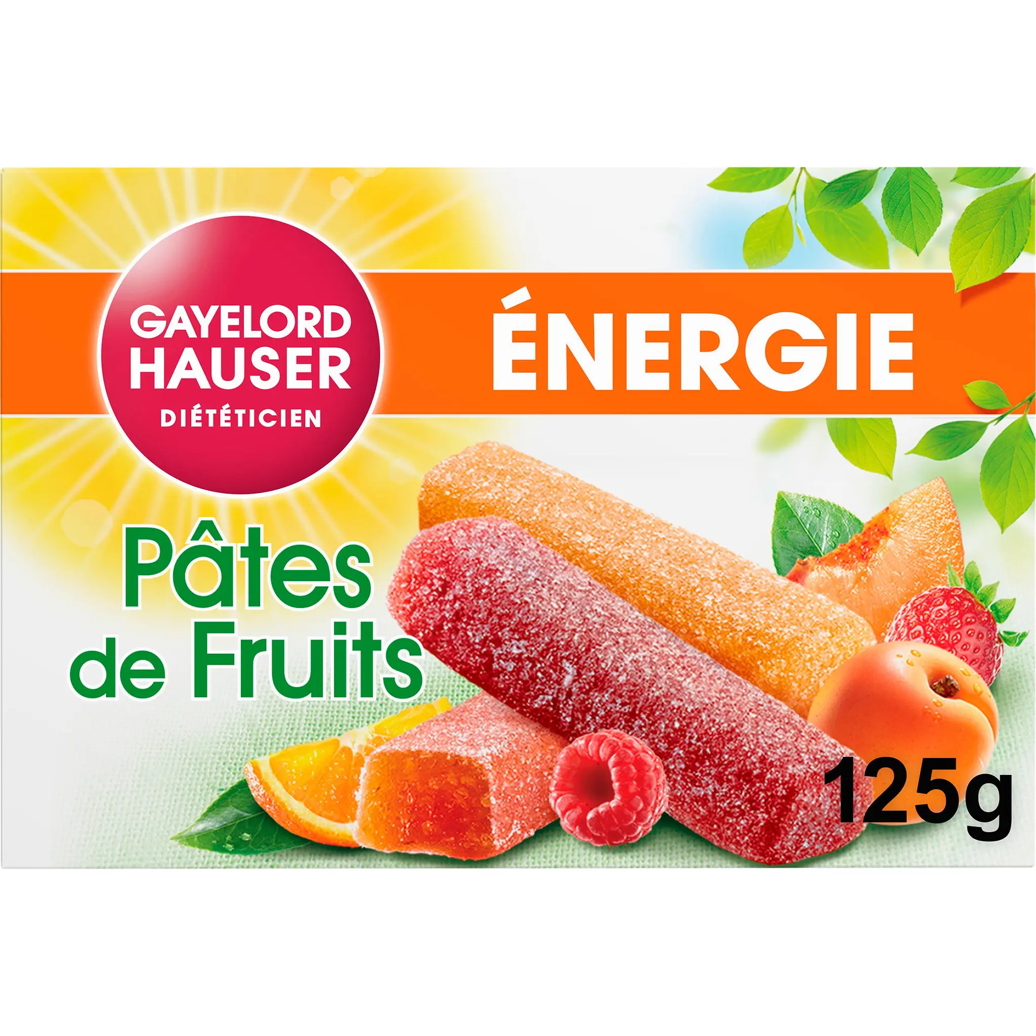 GAYELORD HAUSER Barres pâtes de fruits individuelles