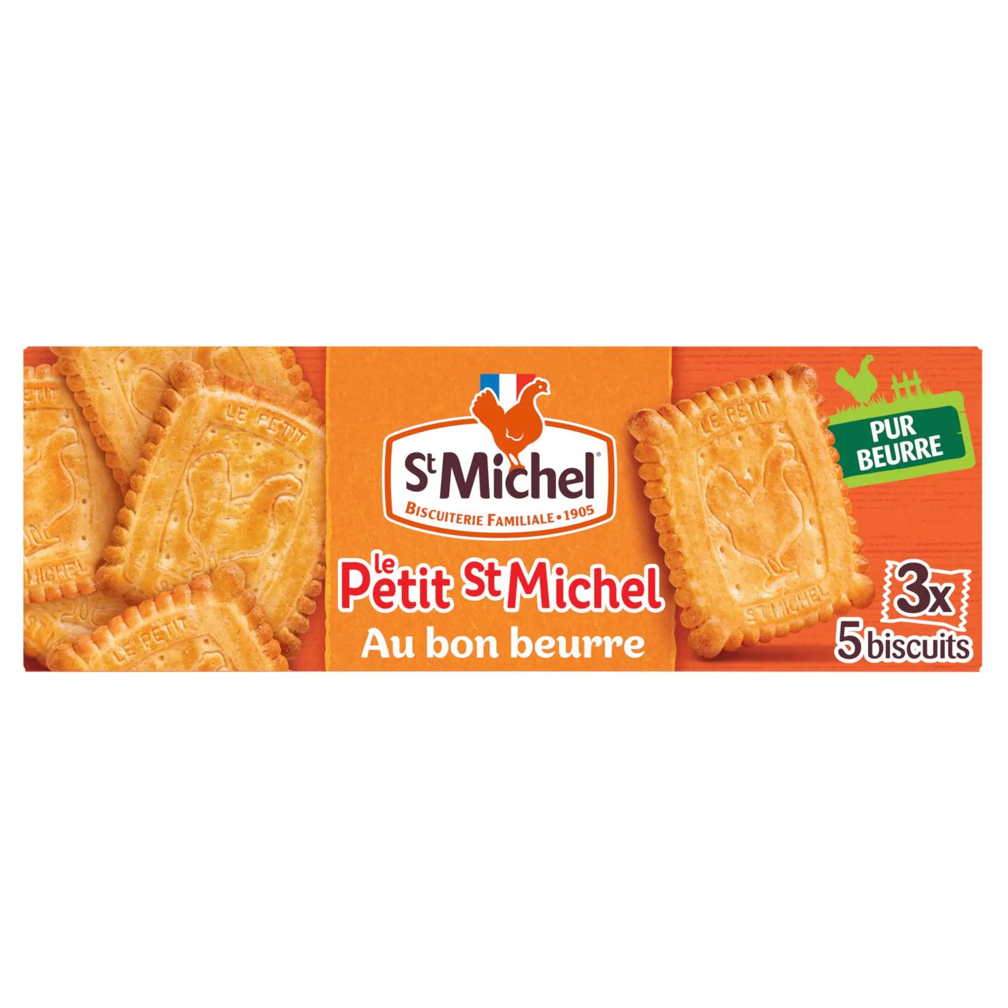 ST MICHEL Le petit St Michel Biscuits petit beurre, sachets fraîcheur