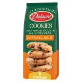 DELACRE Cookies aux gros éclats de chocolat et caramel salé