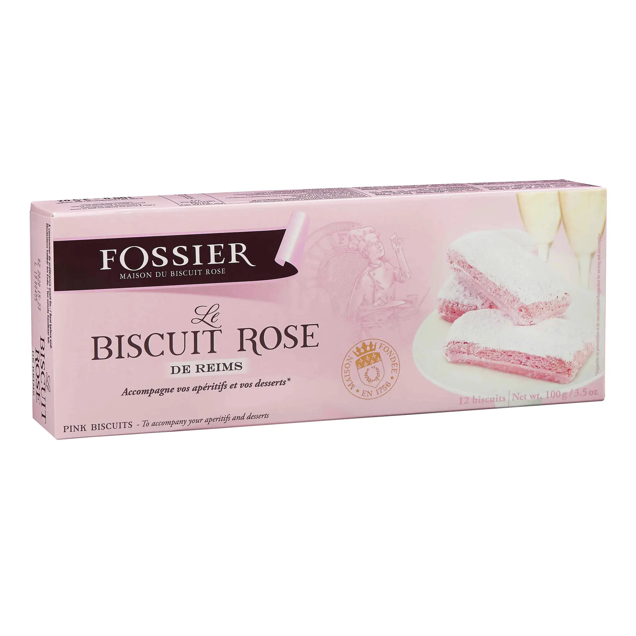 FOSSIER Le Biscuit Rose de Reims
