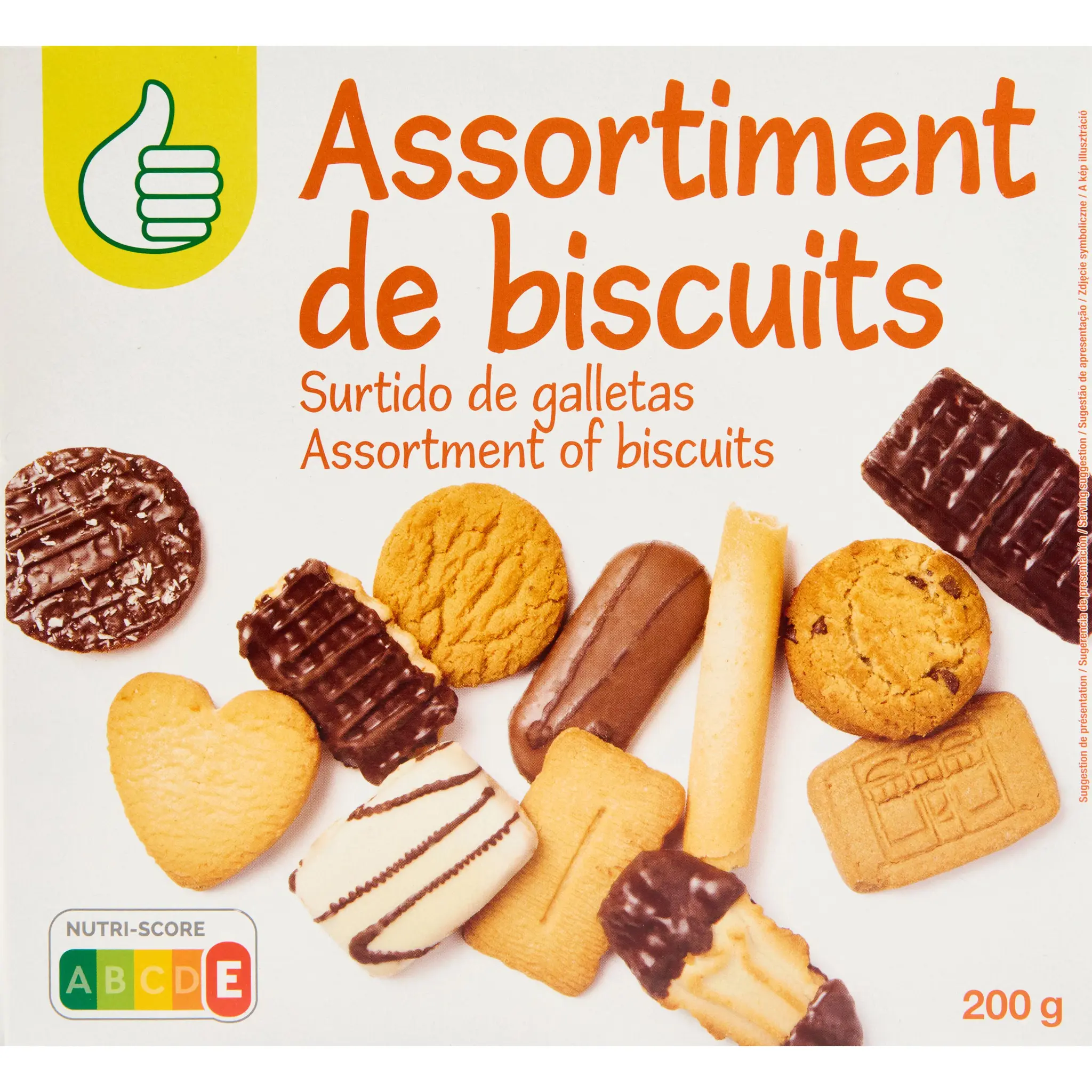 POUCE Assortiment de biscuits au chocolat