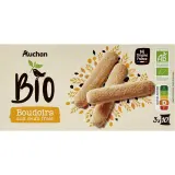 AUCHAN BIO Boudoirs aux œufs frais