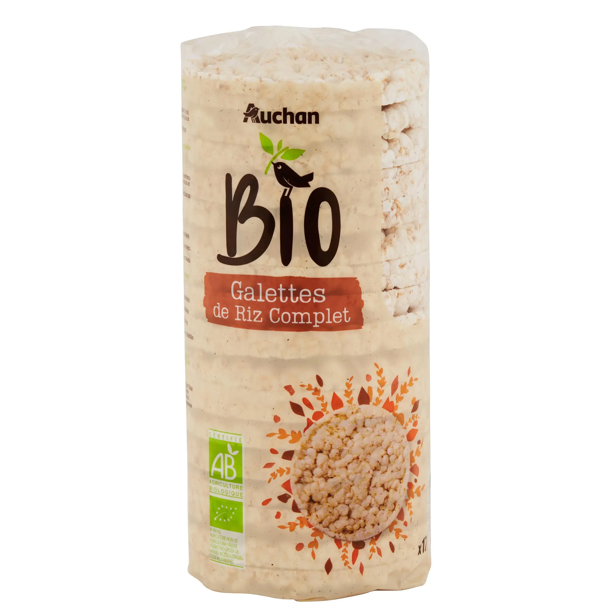 AUCHAN BIO Fines galettes de riz complet