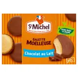 ST MICHEL Galette moelleuse gâteaux au chocolat au lait sans huile de palme sachets individuels