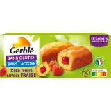 GERBLE Cake fourré saveur fraise sans gluten sachets individuels