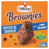 ST MICHEL Brownies aux pépites de chocolat sans huile de palme
