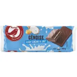 AUCHAN Génoise lait et cacao sachets individuels