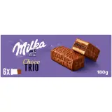 MILKA Gâteaux fourrés au chocolat Choco Trio sachets individuels