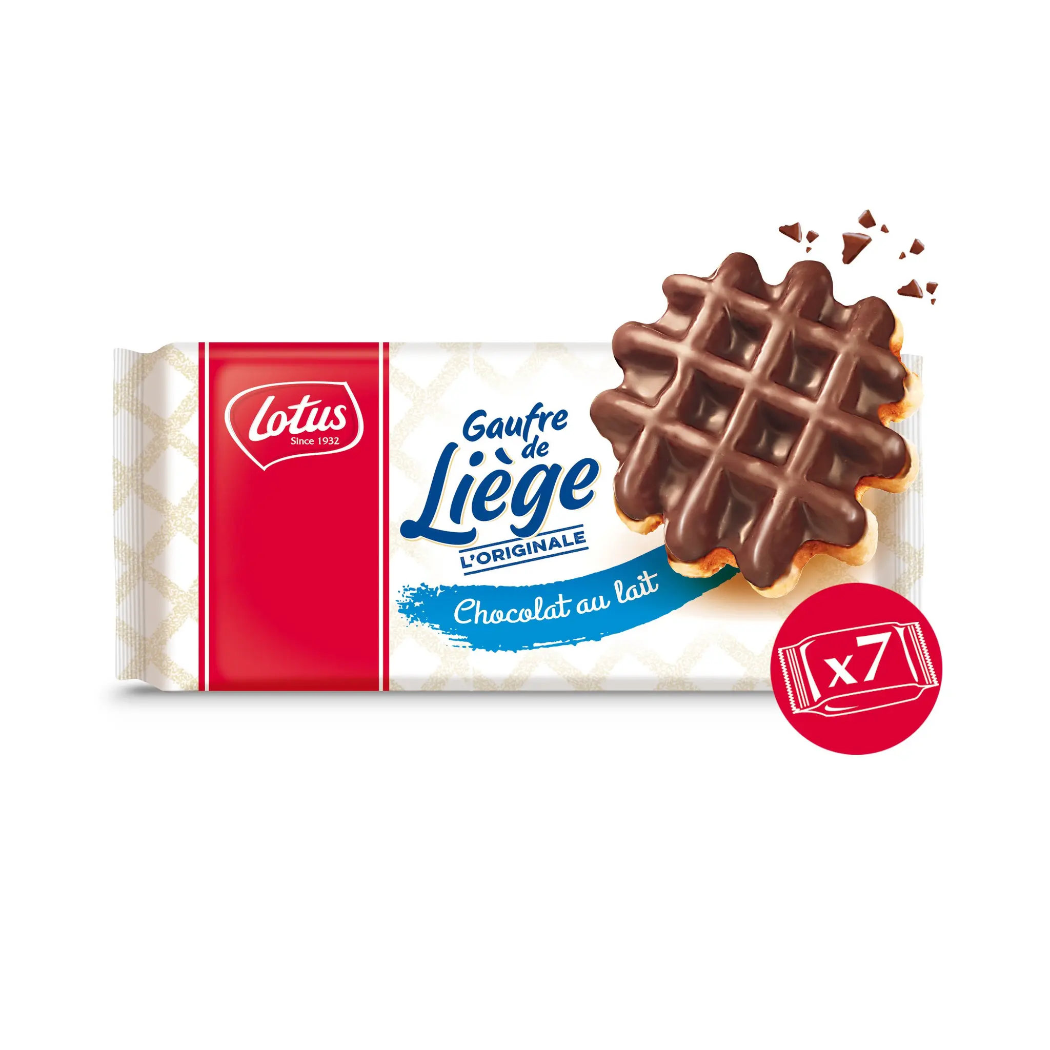 LOTUS Gaufre de Liège chocolat au lait
