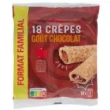 AUCHAN Crêpes fourrées au chocolat format familial