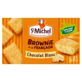 ST MICHEL Cocottes brownie au chocolat blanc sans huile de palme sachets individuels