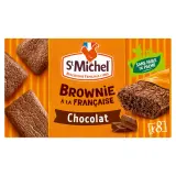 ST MICHEL Mini brownie au chocolat sachets individuels