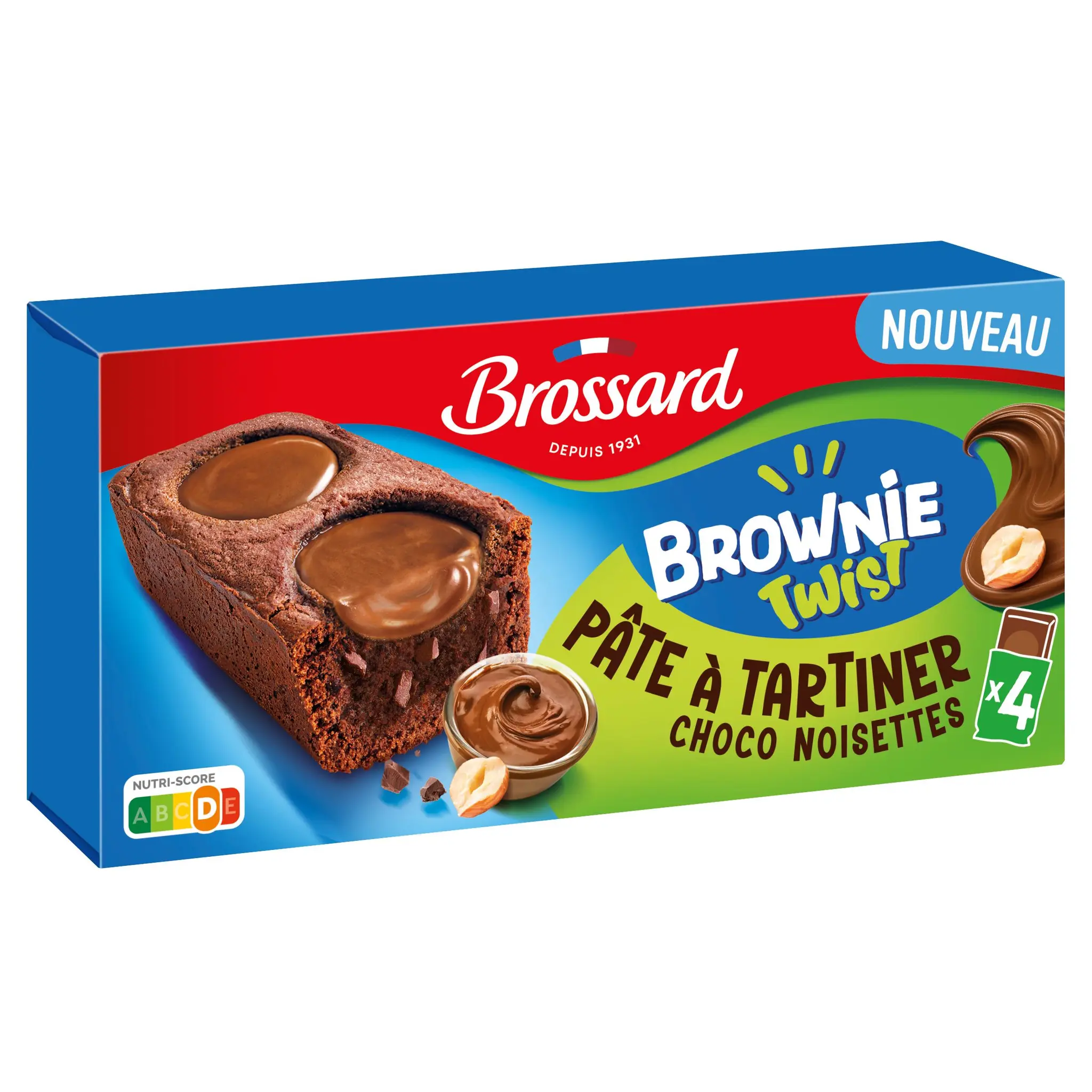 BROSSARD Brownies individuels au chocolat noisette