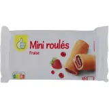 POUCE Mini roulés à la fraise