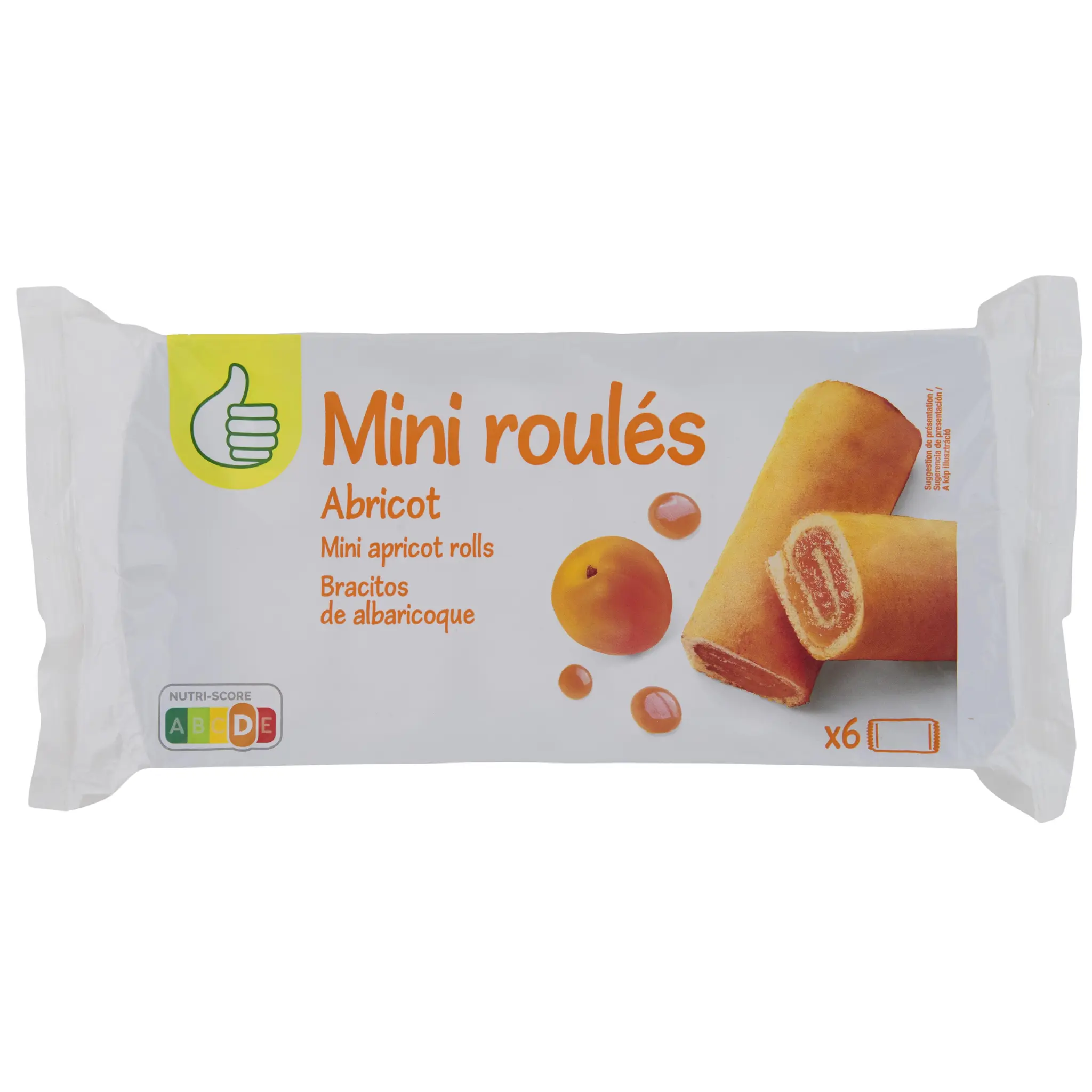 POUCE Mini roulés à l'abricot