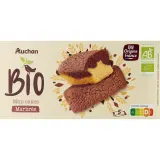 AUCHAN BIO Mini cakes marbrés bio